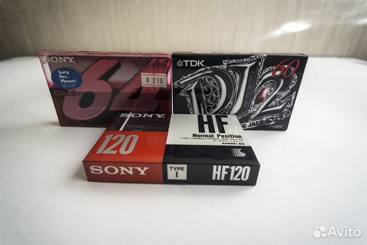 Аудиокассеты новые запечатанные TDK sony maxell