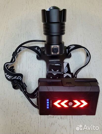 Супермощный налобный фонарь P100