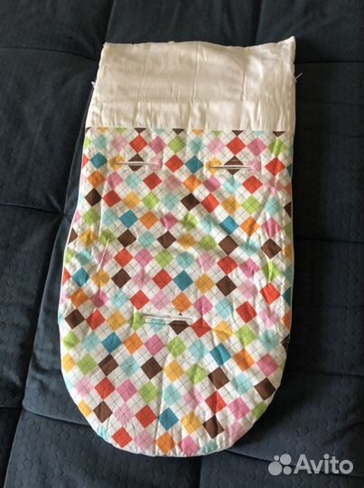 Конверт на выписку и в коляску весна-лето