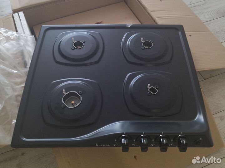 Газовая варочная панель 4 конфорки гефест