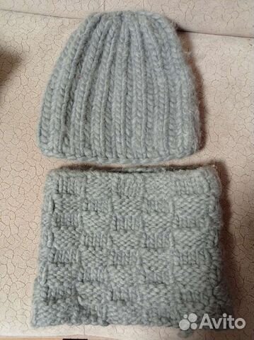 Комплект шапка и снуд