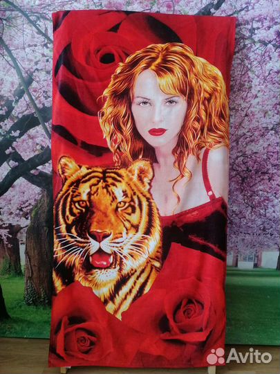 Пляжное полотенце, для рук, головы, ног