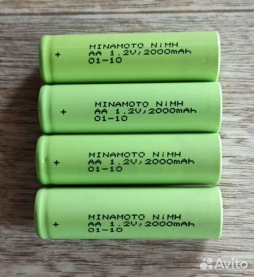 Ni cd аккумулятор 1.2 в AA600mAh, 1000, 2000mAh
