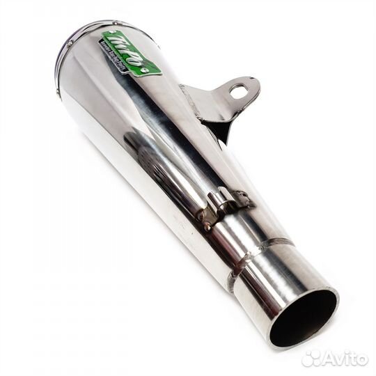 Универсальный прямоточный глушитель 365*110mm