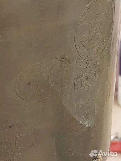 Самовар на дровах старинный