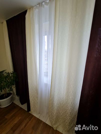 Шторы и тюль комплект