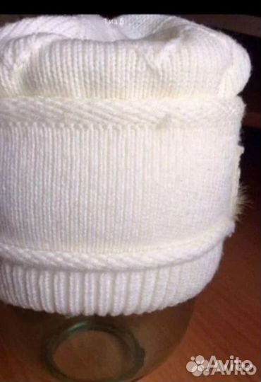 Шапка зимняя женская вязанная