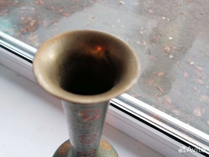 Ваза индийская СССР латунь