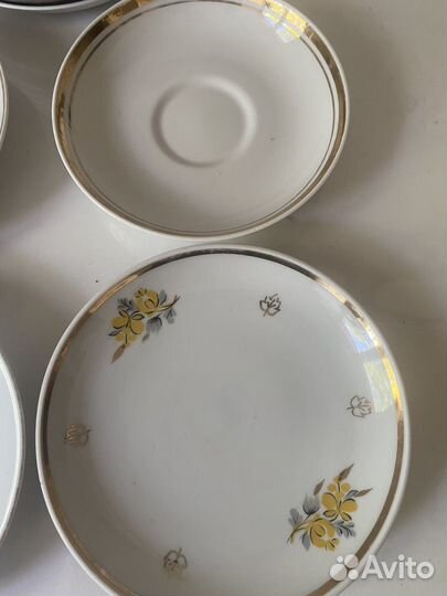 Блюдца фарфоровые СССР