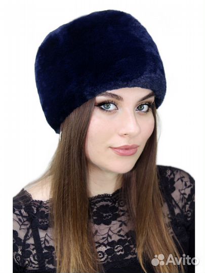Шапка-кубанка из экомеха 