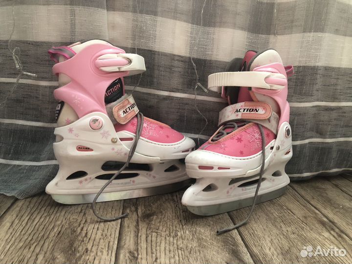 Коньки для девочки 30 33 размер