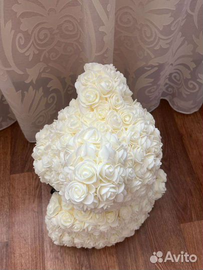 Мишка из роз 40 см