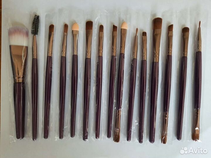 Набор кистей для макияжа из 15 шт