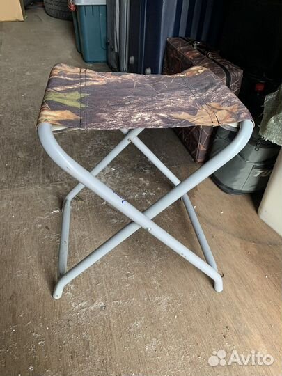 Комплект: Раскладной стул со спинкой + 4 стульчика