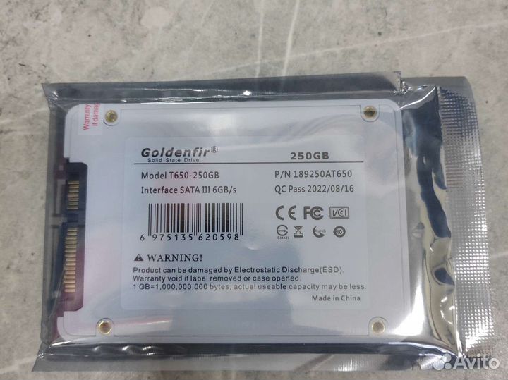 Ssd 250gb новый