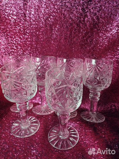 Рюмки на ножке хрусталь