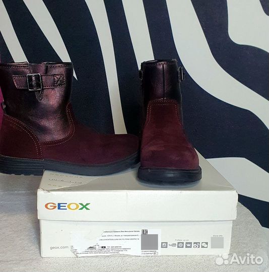 Ботинки Geox 34 размер для девочки