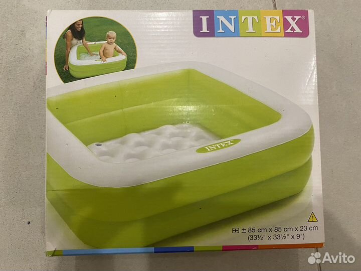 Бассейн детский надувной intex
