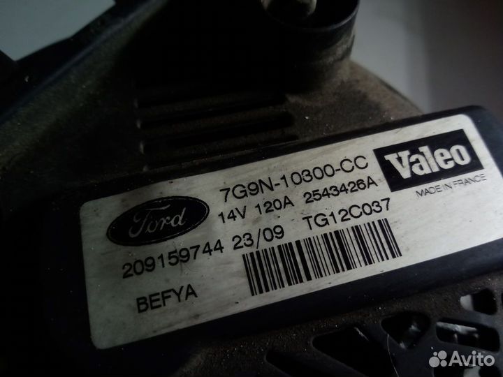 Б/У Б/У Генератор Ford Fiesta 2008-2020