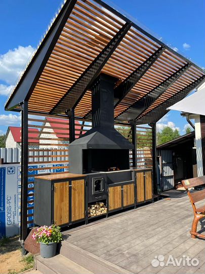 Мангальный комплекс из металла