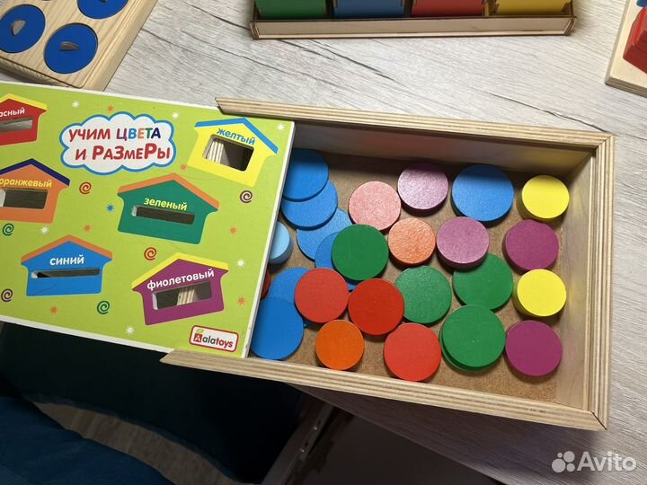 Развивающие игрушки монтессори