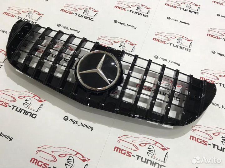 Решетка Mercedes Vito GT Black + Дистроник