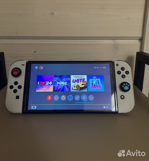Nintendo switch oled 128+512гб