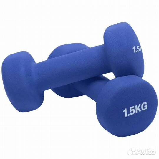 Гантели неопреновые 1.5 кг пара