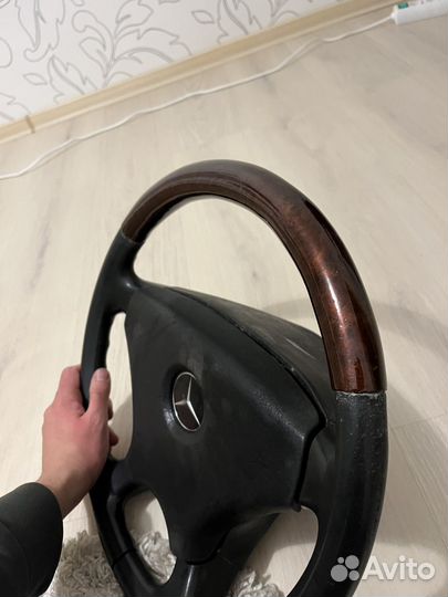 Руль sportline w124 дерево mercedes