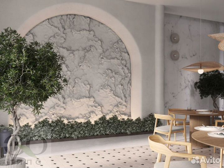 3D Гипсовая панель Скала Природный рельеф