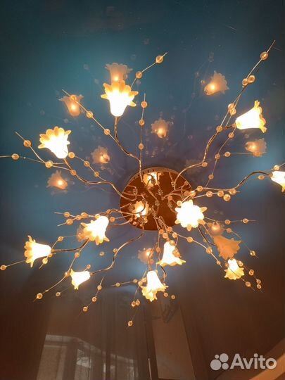 Люстра потолочная бу