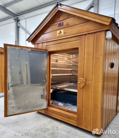 Коптильня горячего копчения из нержавейки