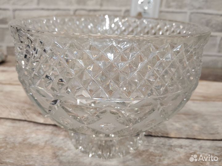 Хрустальная крюшонница