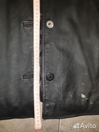 Кожаное пальто