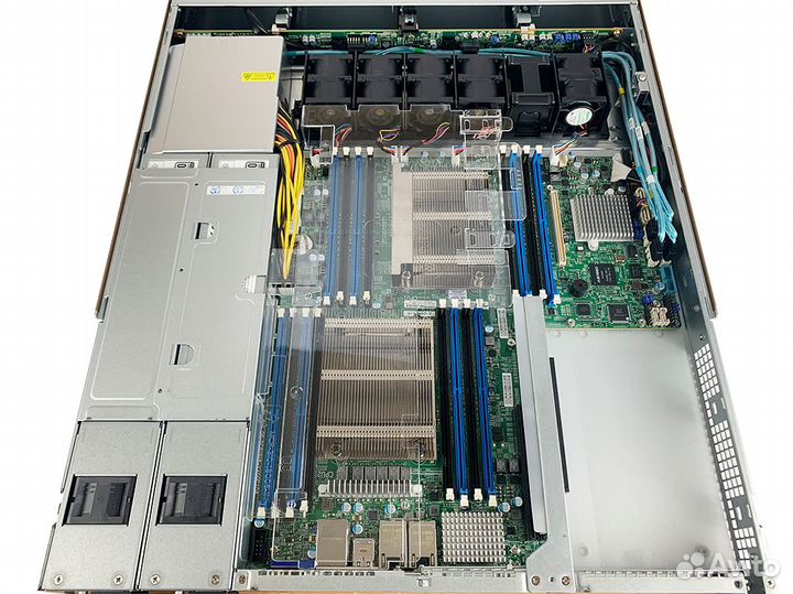 Сервер Supermicro 6018R-WTR 2x E5-2630v4 64Gb