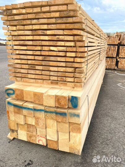 Доска обрезная 40х100х6000мм с доставкой