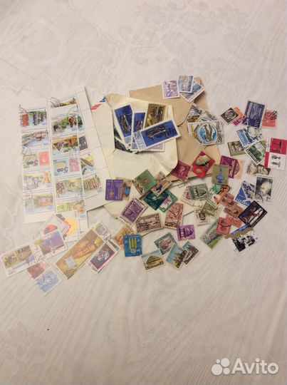 Марки разных стран и СССР 500 штук