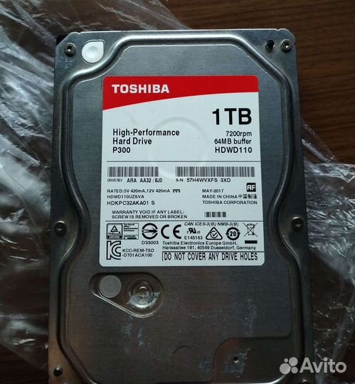 Hdd toshiba 1tb