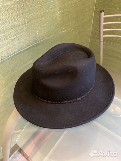 Шляпа фетровая женская черная