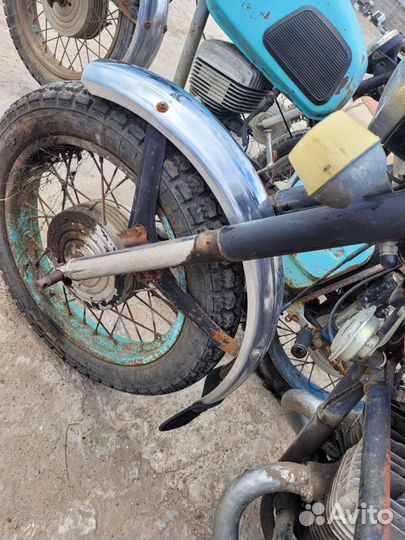 Хром крыло переднее на мотоцикл иж