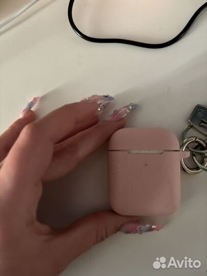Apple airpods 1 оригинал +чехол