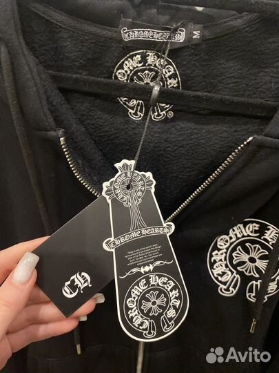 Chrome hearts zip hoodie