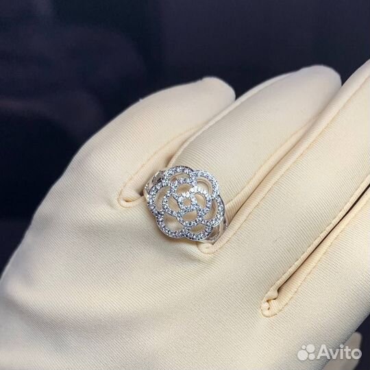 Кольцо Chanel Camelia ring J10807