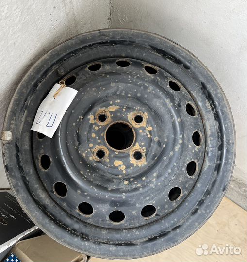 Стальные диски alcar stahlrad r15 Kia Rio 4 штуки