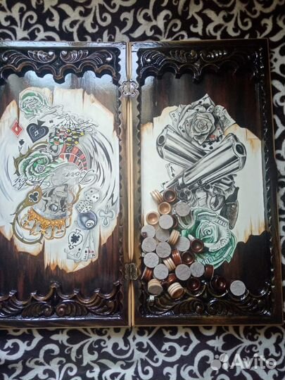 Нарды ручной работы