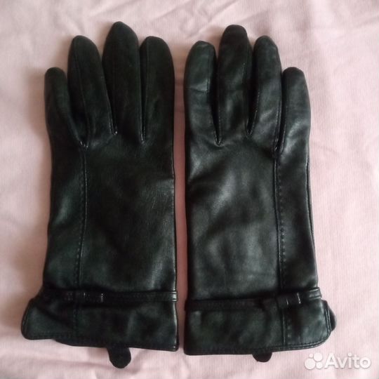 Перчатки женские кожаные 6.5