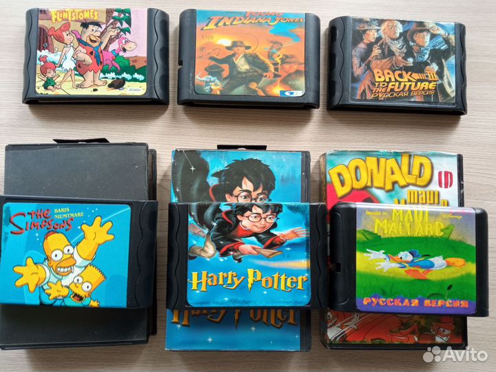 Картриджи для sega mega drive 2