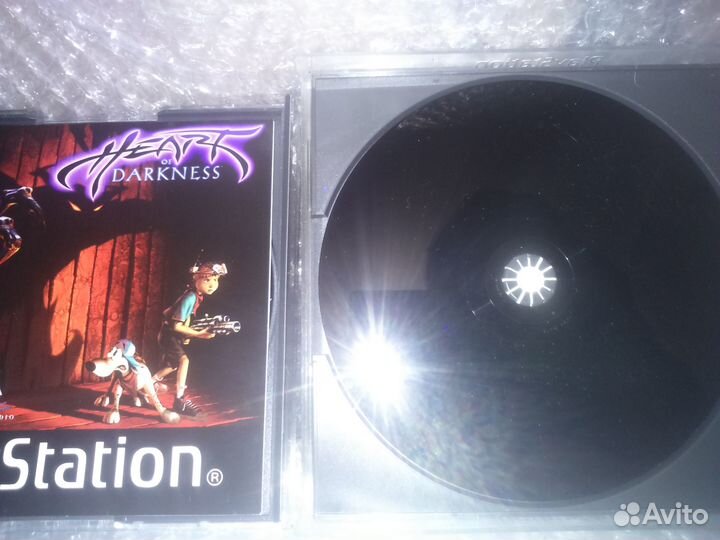 Heart of Darkness Sony PlayStation PS1 2 CD лиценз