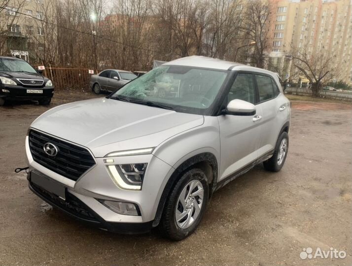 Hyundai Creta 1.6 AT, 2021, битый, 41 000 км