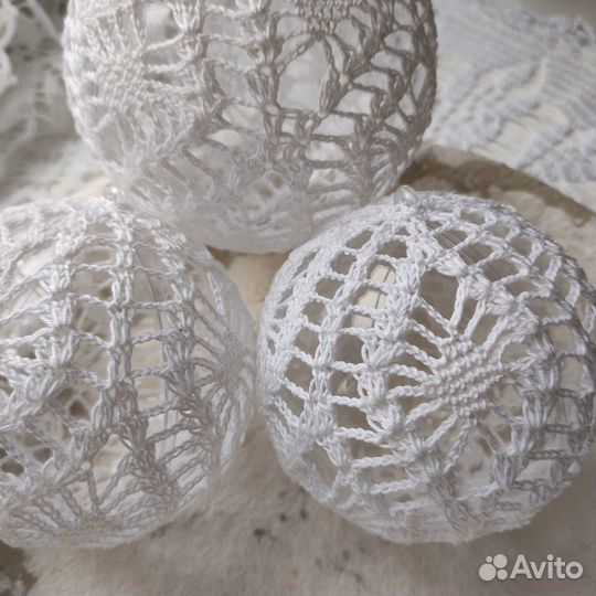 Новогодние шары ручной работы